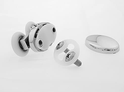 Plus de porte bloquée avec les roulettes double papillon 23 mm pour cabine de douche - 3