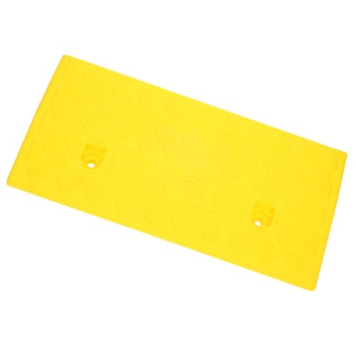 Rampa amarilla portátil de 6cm para vehículos