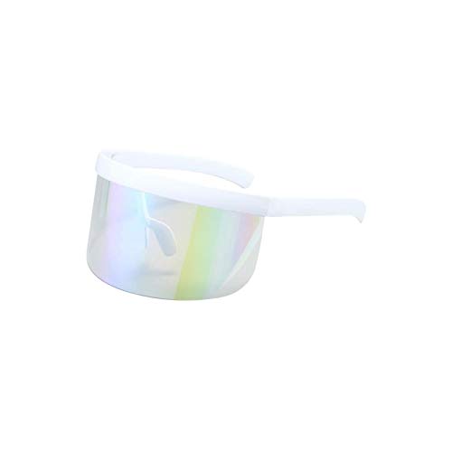 Oversized Glasses Men Women Protection Windproof Clear View Half Face Eye Shield Multifunction Travel HD Lenses Outdoor Cycling Summer Visor Anti Peeping(6) - Main Image