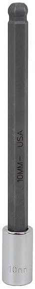 3/8 in Drive Ball Hex Hex Bit Socket Metric 10 mm Tip, 7 in L, Mfr: 45970-A