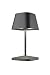 Produktbild sompex Villeroy & Boch Tischleuchte Neapel 2.0 LED, Dimmbar, Akku & Ladestation, Anthrazit