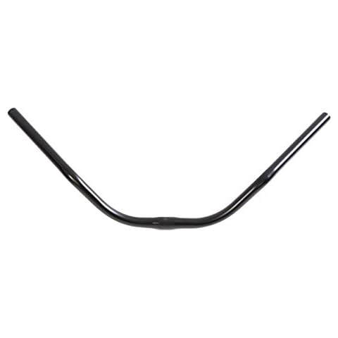 COWHORN STYLE CRUISER SIT UP RIDING POSITION TRENDY BIKE HANDLEBARS EXTRA WIDE 660mm (26”) FINISHED IN VERY SMART BLACK Cover