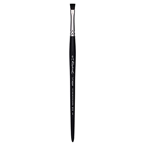 Raphael Softaqua 915 Synthetic Squirrel Watercolor Brush, Flat, 6 #TOP2
