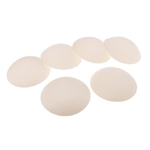 MERISHOPP 2x3 Pairs Push Up Bra Pads Inserts Sponge Breast Enhancers Swimwear Beige-image-27