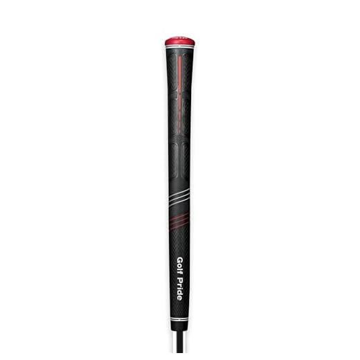 Golf Pride Herren Griffe Multi-Compound Cord, Schwarz/Rot, M, RE34-001 2 Golf Pride Herren CP2 Pro 60R Griffe, Schwarz, M