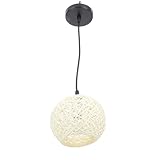 Suspension artisanale en rotin : présente une structure simple, très facile à installer, une suspension unique