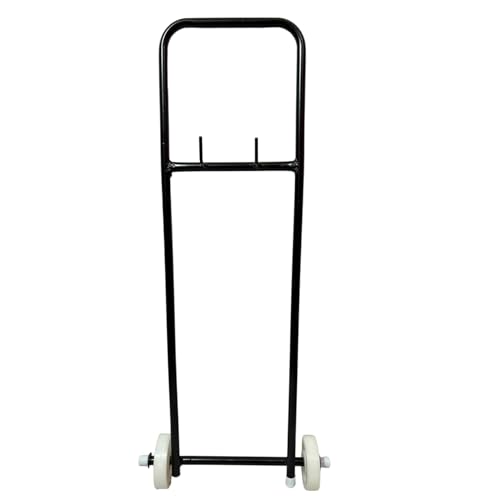 Image of PLATIPUS Metal Heavy Duty LPG Gas Cylinder Trolley with Wheels & Hooks | Easy Grip Handle for Pickup, Carry & Transfer | Robust, Durable & Anti-Rust Steel Construction | Gas Cylinder Stand