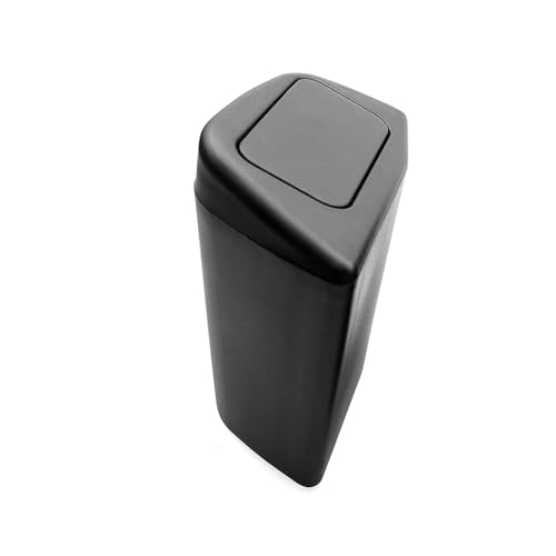 Image of Toyota RAV4 2025 Trash Can Bin with Lid for Door, Black ABS Plastic, Quart Size, Custom Fit for Driver Side Door Pocket (LE /SE /XLE Premium /Woodland /XSE /Limited) Accessories