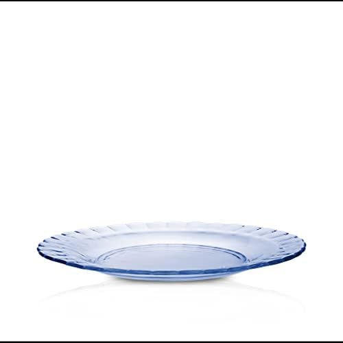 Duralex Made in France Picardie Glass Dinner Plates, Set of 6-9.1...