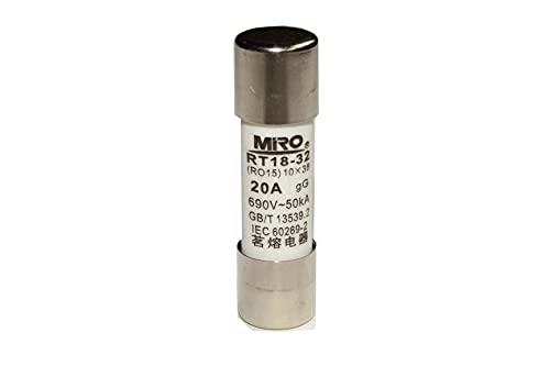 Fusible cartouche 10x38 20A gG RT18-32 RO15 500V pour sectionneur