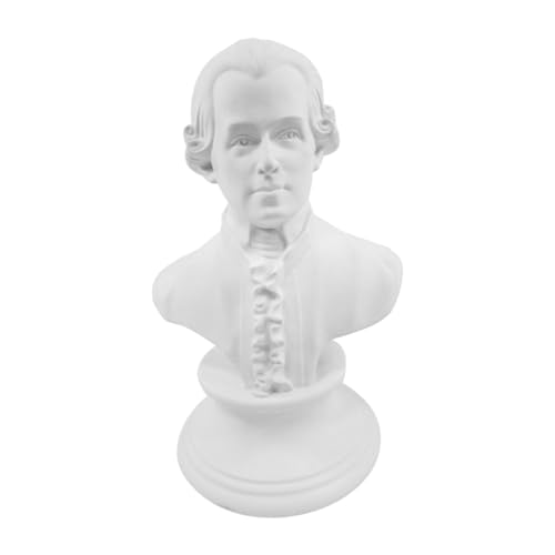 MUSISALY Kunstharzfigur Als Mozart-Statue Griechische Figur Gipsbüste Mozart-kopfbüste Für Dekoration