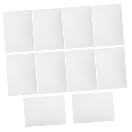 Holibanna 10stücke Bastelplastik Pvc-platte Flexible Platten Für Diy-bastelrahmeneinsätze Starre Kunststofffolie Bilderrahmenplatten Dokumentenschutzfolien Für Heimdekoration