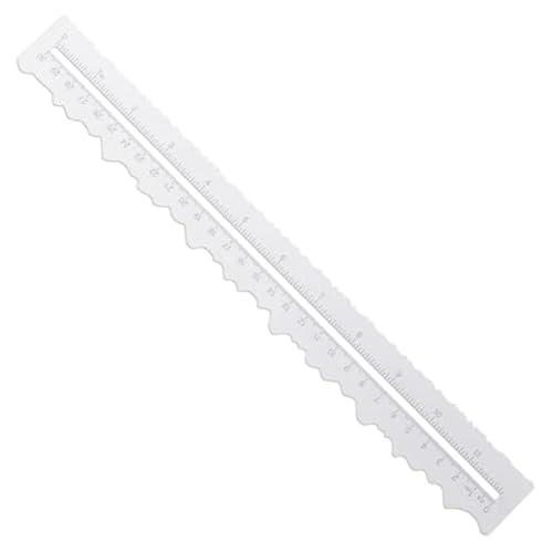 Bloepum Tearing Ruler for Paper Crafts with Irregular Edges Measuring Paper Crafts Edge Cutter Crafts Ruler for Cutting Paper