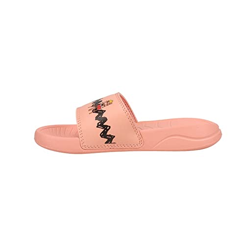 PUMA Peanuts Popcat 20 Slide Sandal, Apricot Blush Black, 2 US Unisex Little Kid