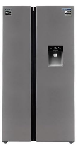 INFINITON | Frigorífico SBS-503A77XED | Capacidad 503 L | Con dispensador de agua | No frost | Altura 176,8cm | Clase E