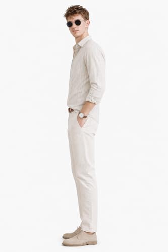 Image of Linen Checked Shirt