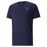 Puma 587212 06 Playera Hombre MASS MERCHANTS ACTIVE Tee, Azul Marino, Talla EG