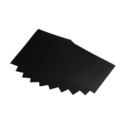 Papier noir vierge bricolage scrapbooking accessoire loisir créatif enfant 50 pièces