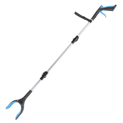IWOWHERO Portable Trash Pickup Clip Long Handle Garbage Grabber Aluminum Alloy Pp Material Easy to Use