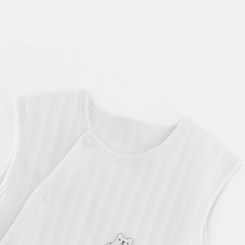 Image of POBIDOBY Baby Vest for Girls & Boys, Purcotton Toddler Reversible Vest for Spring & Autumn