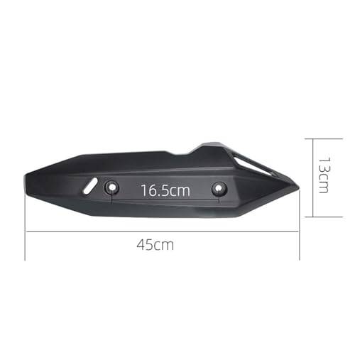 Protección antiescaldaduras de escape para moto de 43 cm que evita quemar los pantalones 7