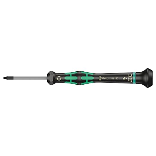 Wera 2067 Elektroniker-Torx HF-Schraubendreher mit Haltefunktion, TX 4 x 40 mm, 05118180001