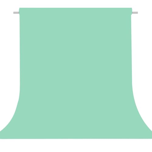 Jelly Mint Green Photography Backdrop for Photoshoot, Fabric 8x10ft