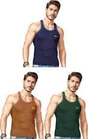 Dixcy Mens Vest Multicolor Set of 3 pc-picture-11