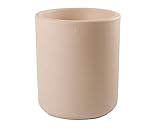 8 seasons design Shining Elegant Pot S, LED Pflanzkübel 39 x 39 cm (sand), E27 Fassung inkl. Leuchtmittel in warmweiß, beleuchteter Pflanzkübel für innen + außen, Blumenkübel