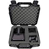 CASEMATIX Hard Case Compatible with Oculus Quest 2 and Oculus Quest VR Gaming Headset & Accessories - Oculus Quest Case Storage with Customizable Foam Also fits Elite Strap and Other Accessories