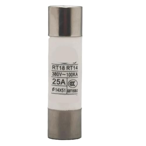 Tubo fusible cilíndrico de 14x51 mm para asegurar circuitos de bajo voltaje