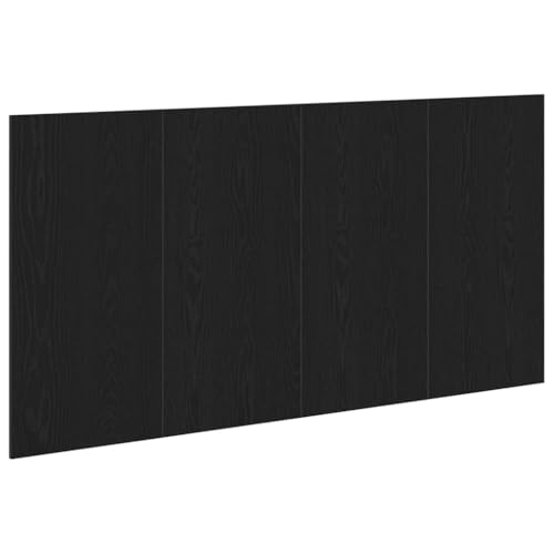 vidaXL Tête de lit Chêne Noir 160 x 1,5 x 80 cm Bois d'ingénierie, Lit, Tête de lit Moderne, Décor Minimaliste, Bois reconstitué, Design rectangulaire,...