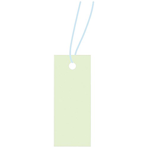 タカ印 タグ 値札 19-852 スーパー提札 糸付き 小 ミントグリーン