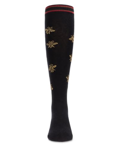 MeMoi Striped Bee Cotton Blend Knee High Sock2