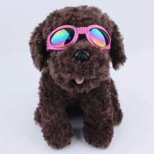 PSK Sunglass, Glamorous Eye Protection googgles Eye Wear Protection Waterproof Pet Sunglasses for Dogs with Fashion Flair for All Breeds (Blue) 4