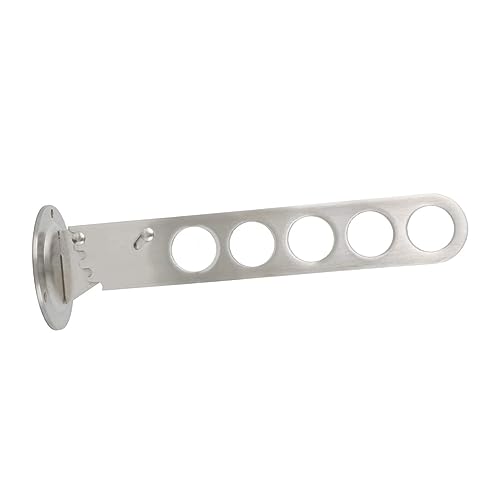 VALICLUD Estante de Pared para Colgar Ropa Acero Inoxidable Cepillado de Almacenamiento para Ahorrar Espacio