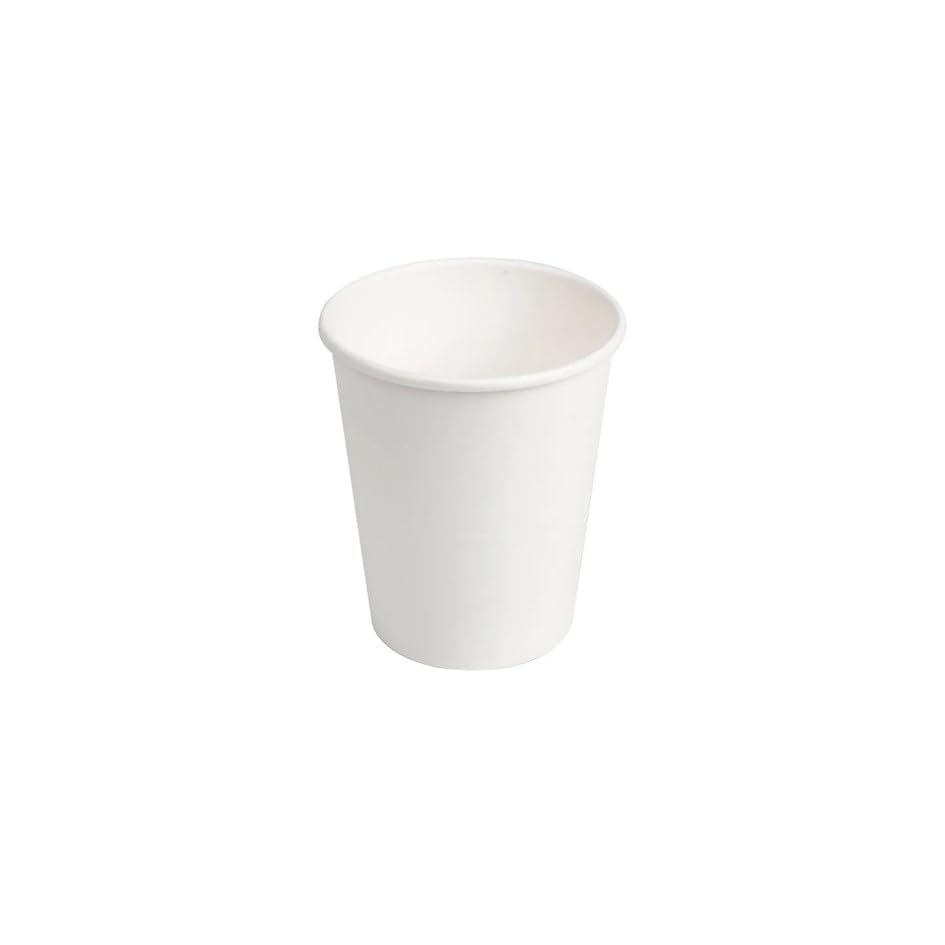 SHOBI 1000 Bicchieri Monouso in Carta per Acqua, Bicchiere 200 ml Biodegradabile in cartoncino ideale per Bevande Calde