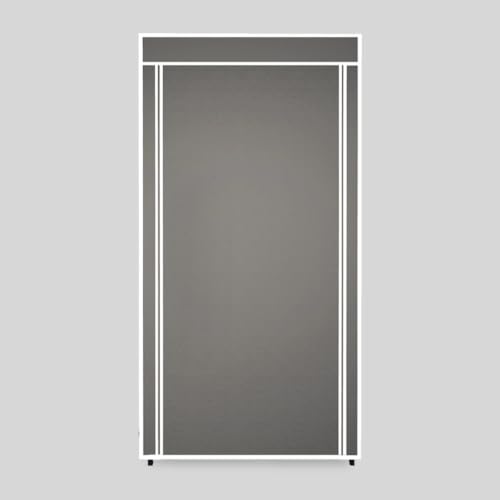 Image of YouCopia Shoe Rack for Home Non Woven Fabric - DIY Multipurpose Shoe Rack Organizer, 6-Layer Shoe Rack for Home -Shelf with Dustproof Door Entryway for Heels /Slippers /Boots (Grey, 6-Layer)