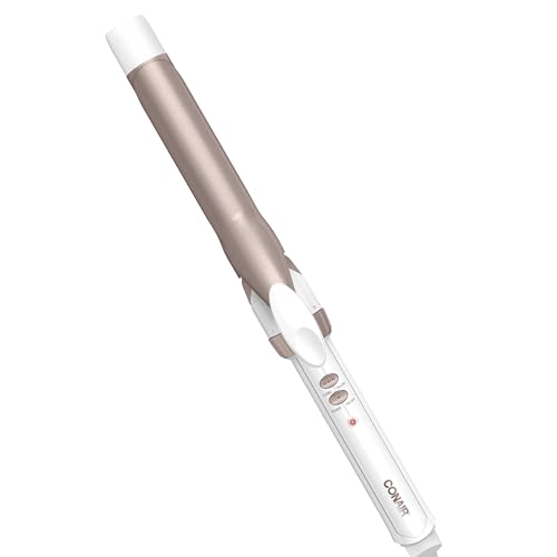 Conair Double Ceramic 1-Inch Curling Iron, 1-Inch Barrel Creates Classic
