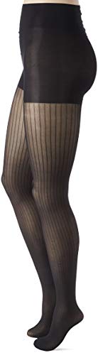 Hanes Women's Compression Control Top Pinstripe Perfect Tights2