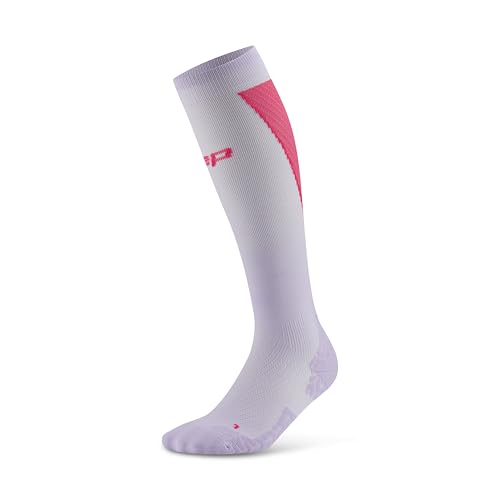 CEP Core Run Ultralight Tall Socks, Lilac/Pink, Women, III