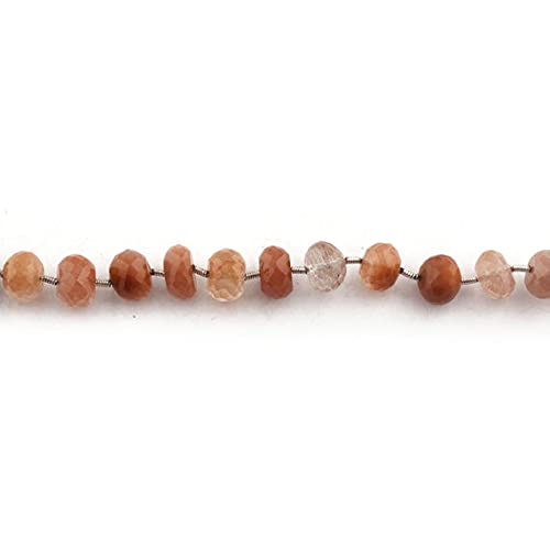 Rutile brun perles de 9mm à enfiler pour fabriquer vos propres bracelets bohèmes SB1860