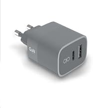 Double Chargeur maison 45W (30+12W) Power Delivery GaN Gris - Garanti à vie Force Power