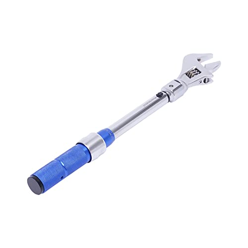ZHISHUAI- Adjustable Torque Wrench 5-25 Nm, 30mm Open End with Interchangeable Head - Click-Type Torque Wrench for Mini Split, HVAC, Car Repair, and Bicycle Maintenance