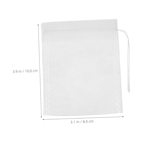 100 Bolsitas de Té Multiusos con Cordón para Hojas Sueltas miniatura 2