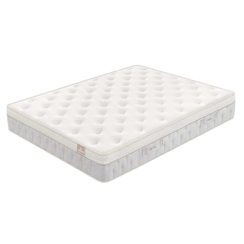 Tu Cama Selección Colchón Sonpura Golden Muelles Ensacados Multisac® System Fibras Naturales De Excelente Transpirabilidad Firmeza Media-Alta 29cm Altura Máximo Confort (150x190)