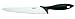 Fiskars 1023776 Couteau de Cuisine Essential Acier Inoxydable Noir 33,81 x 4,06 x 2,6 cm