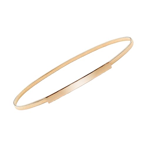 Elegant Girdle Adjustable Elastic Metal Waist Belt Thin Waist Chain Accessory for Women’s Formal or Casual3