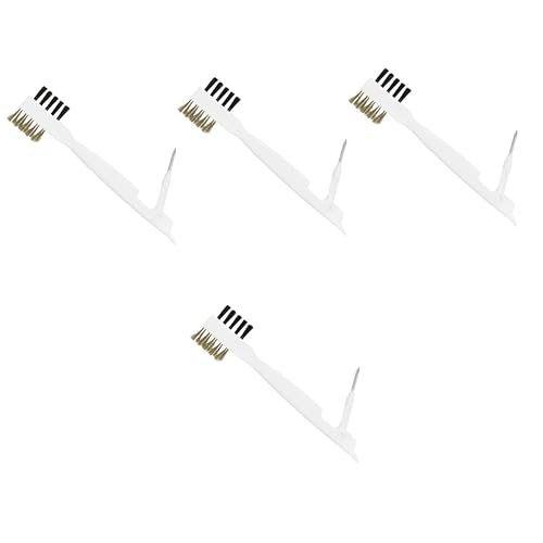 HOMOCONO 4pcs Gas Stove Scrub Brush Versatile Kitchen Cleaning Tool for Stovetops Cooktops Hard Reach Areas Effortlessly Removes Grease from Cracks Cleaning Brush