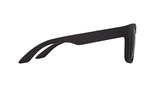 Spy Discord Sunglasses Soft Matte Black Grey Green Lens Spy Optic Happy Lens4